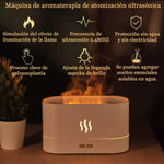 Humidificador Difusor De Aroma Luz Llama 3d